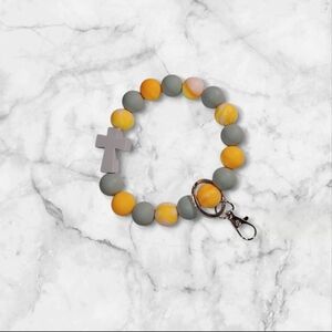 Cross Wristlet Keychain